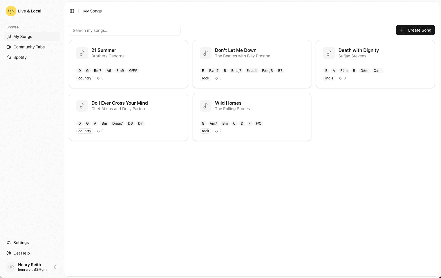 Live & Local app screenshot